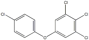 3,4,5-Trichlorophenyl 4-chlorophenyl ether 结构式