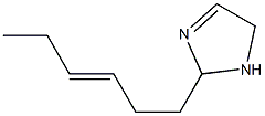 2-(3-Hexenyl)-3-imidazoline 结构式