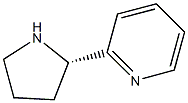 2-[(S)-2-Pyrrolidinyl]pyridine 结构式