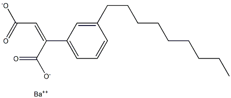 2-(3-Nonylphenyl)maleic acid barium salt 结构式