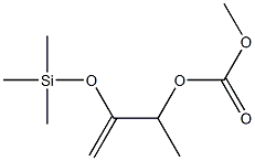 2-(Trimethylsiloxy)-3-[(methoxycarbonyl)oxy]-1-butene 结构式