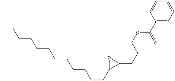 Benzoic acid 4,5-epoxyheptadecan-1-yl ester 结构式