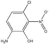 2-Amino-5-chloro-6-nitrophenol 结构式