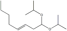 3-Octenal diisopropyl acetal 结构式