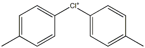 Di-p-tolylchloronium 结构式