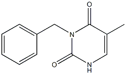 3-Benzyl-5-methyl-1,2,3,4-tetrahydropyrimidine-2,4-dione 结构式