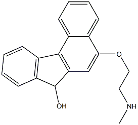 5-[2-(Methylamino)ethoxy]-7H-benzo[c]fluoren-7-ol 结构式