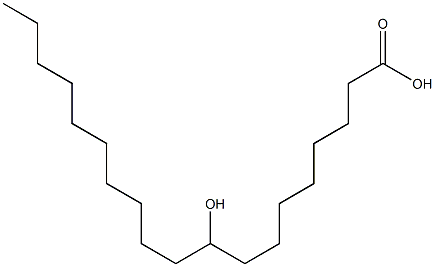 9-Hydroxynonadecanoic acid 结构式