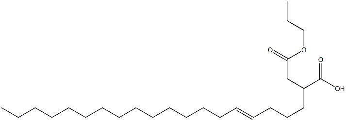 2-(4-Nonadecenyl)succinic acid 1-hydrogen 4-propyl ester 结构式