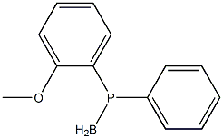 [(Phenyl)(2-methoxyphenyl)phosphino]borane 结构式