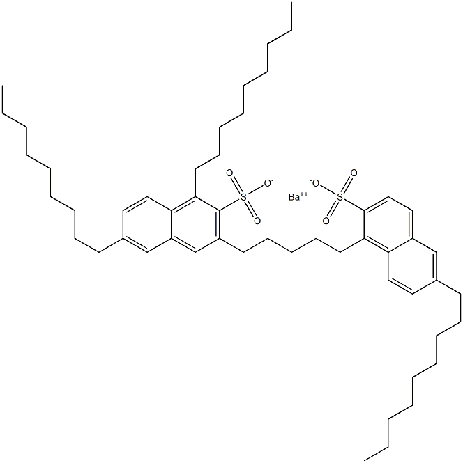 Bis(1,6-dinonyl-2-naphthalenesulfonic acid)barium salt 结构式