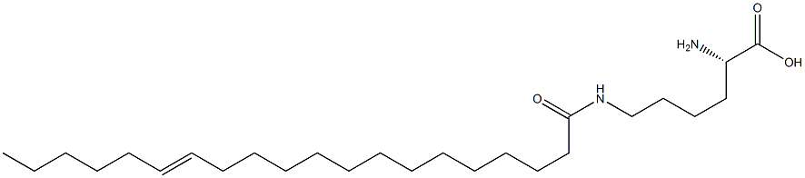 N6-(14-Icosenoyl)lysine 结构式