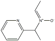 N-[1-(2-Pyridyl)ethyl]ethanimine N-oxide 结构式