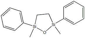 2,5-Dimethyl-2,5-diphenyl-1-oxa-2,5-disilacyclopentane 结构式
