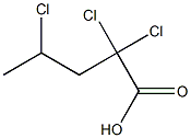 2,2,4-Trichlorovaleric acid 结构式