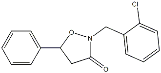 2-(2-Chlorobenzyl)-5-phenylisoxazolidin-3-one 结构式