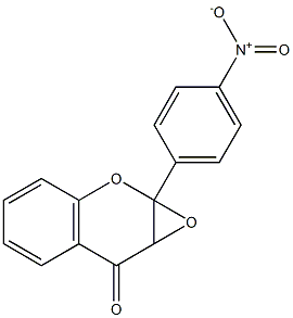 2,3-Epoxy-2,3-dihydro-4'-nitroflavone 结构式