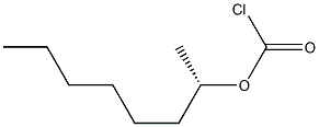 (+)-Chloroformic acid (S)-1-methylheptyl ester 结构式