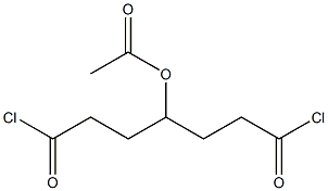 4-Acetoxyheptanedioic acid dichloride 结构式