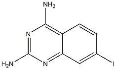 7-Iodoquinazoline-2,4-diamine 结构式