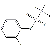 1-[(Trifluoromethyl)sulfonyloxy]-2-methylbenzene 结构式