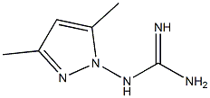 N-(3,5-Dimethyl-1H-pyrazol-1-yl)guanidine 结构式