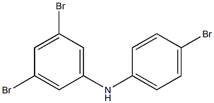 3,5-Dibromophenyl 4-bromophenylamine 结构式