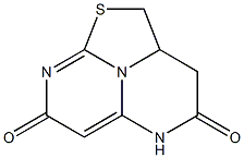 2,2a,3,4,5,7-Hexahydro-1-thia-5,8,8b-triazaacenaphthylene-4,7-dione 结构式