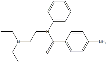 4-Amino-N-[2-(diethylamino)ethyl]benzanilide 结构式