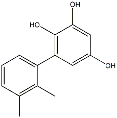 6-(2,3-Dimethylphenyl)-1,2,4-benzenetriol 结构式