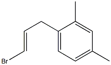 1-(3-Bromoallyl)-2,4-dimethylbenzene 结构式