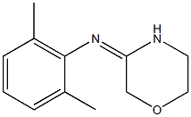 3-[(2,6-Dimethylphenyl)imino]morpholine 结构式