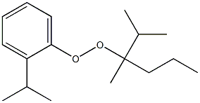 2-Isopropylphenyl 1-methyl-1-isopropylbutyl peroxide 结构式