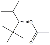 (+)-Acetic acid (S)-2,2,4-trimethylpentane-3-yl ester 结构式