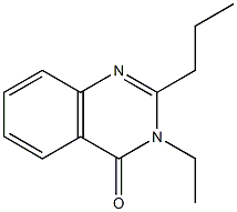 2-Propyl-3-ethylquinazolin-4(3H)-one 结构式