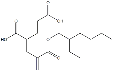 1-Hexene-2,4,6-tricarboxylic acid 2-(2-ethylhexyl) ester 结构式