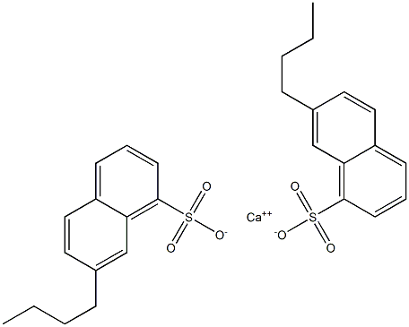 Bis(7-butyl-1-naphthalenesulfonic acid)calcium salt 结构式