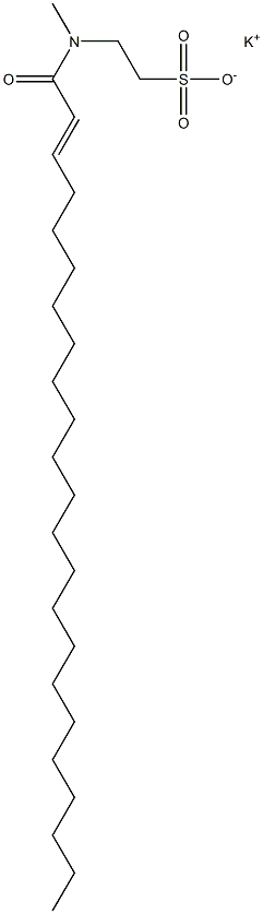 N-(1-Oxo-2-tricosen-1-yl)-N-methyltaurine potassium salt 结构式