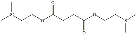 2,2'-[(1,2-Ethanediyl)bis(carbonyloxy)]bis[S,S-dimethyl-1-ethanesulfonium] 结构式