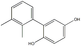 2-(2,3-Dimethylphenyl)benzene-1,4-diol 结构式