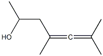 4,6-Dimethyl-4,5-heptadien-2-ol 结构式