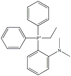 2-(Dimethylamino)ethyltriphenylphosphonium 结构式