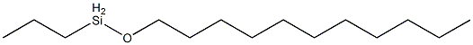 Propyl(undecyloxy)silane 结构式