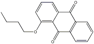 1-Butoxy-9,10-anthraquinone 结构式