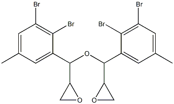 2,3-Dibromo-5-methylphenylglycidyl ether 结构式