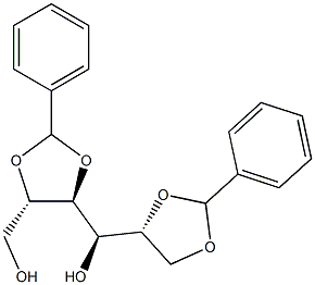 2-O,3-O:5-O,6-O-Dibenzylidene-D-glucitol 结构式