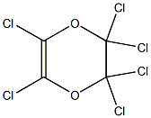 2,2,3,3,5,6-Hexachloro-2,3-dihydro-1,4-dioxin 结构式