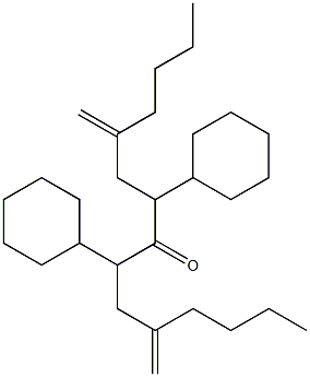 Cyclohexyl(3-methyleneheptyl) ketone 结构式