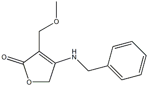 4-Benzylamino-3-(methoxymethyl)-2(5H)-furanone 结构式