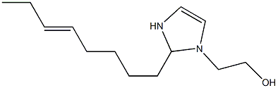 2-(5-Octenyl)-4-imidazoline-1-ethanol 结构式
